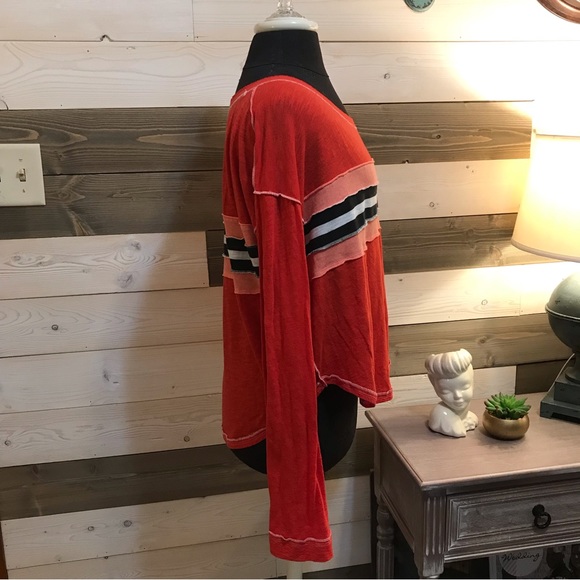 We the Free ⚜️ Orange Striped Insude Out Threading - Picture 5 of 12